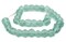 The Bead Chest Clear Marine Faceted Recycled Java Sea Glass Beads - Full Strand of Faceted Bottle Glass Beads | Approximately 48 Beads